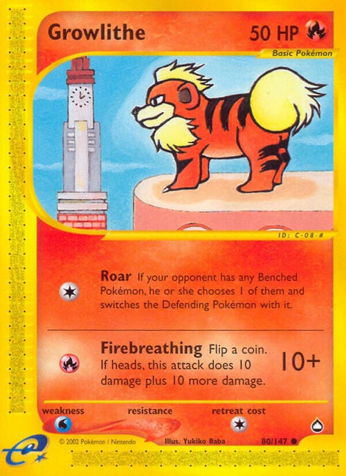 Growlithe Frente