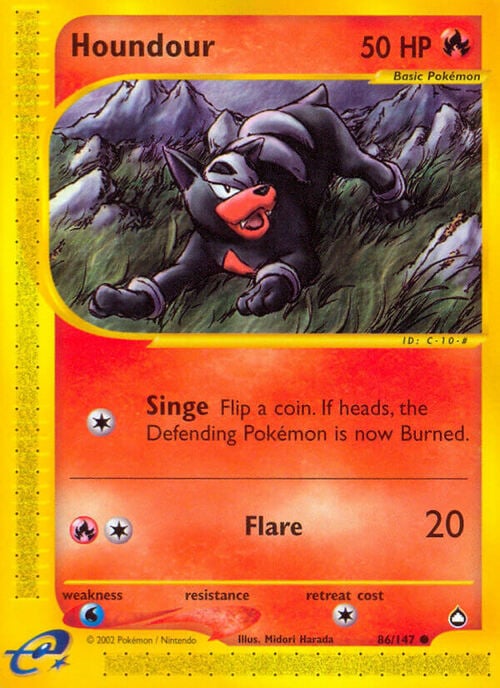 Houndour Card Front