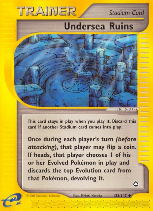 Undersea Ruins Card Front