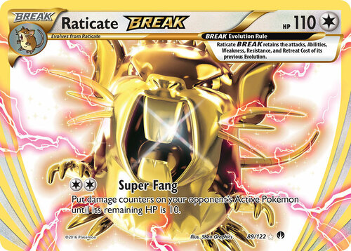 Raticate TURBO Card Front