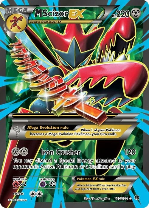 M Scizor EX Frente