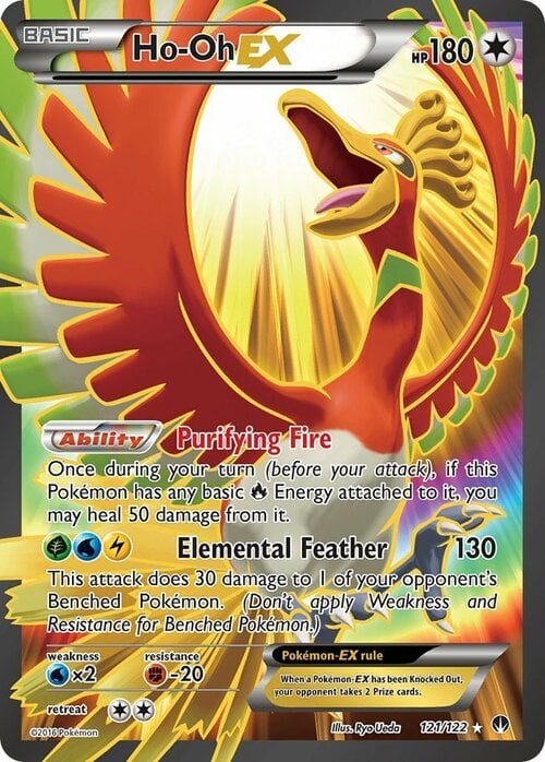 Ho-Oh-EX Card Front