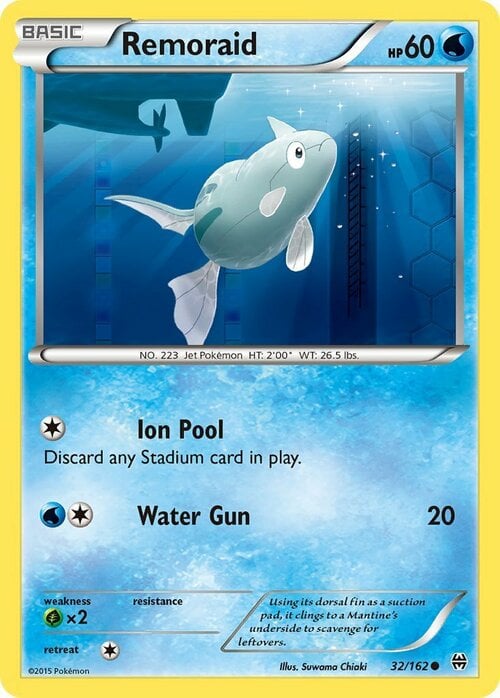 Remoraid [Ion Pool | Water Gun] Card Front
