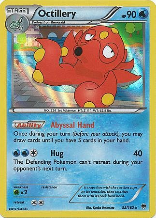 Octillery [Abyssal Hand | Hug] Card Front