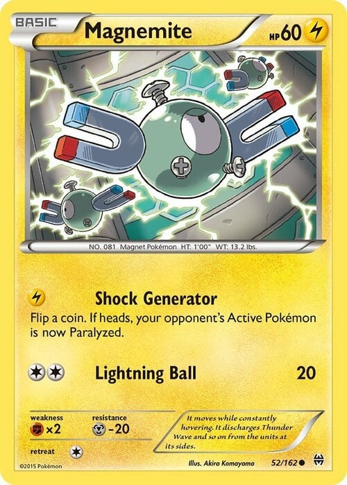 Magnemite [Shock Generator | Lightning Ball] Frente