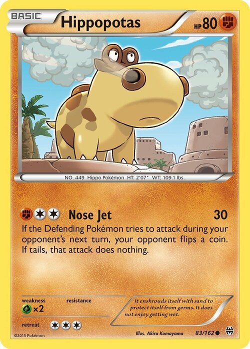 Hippopotas [Nose Jet] Card Front