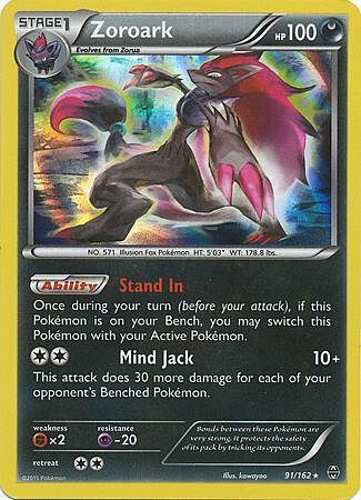 Zoroark [Stand In | Mind Jack] Card Front