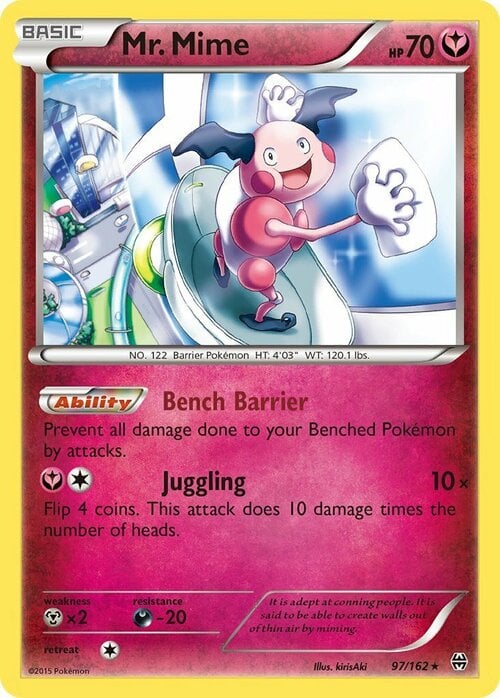 Mr. Mime [Bench Barrier | Juggling] Card Front