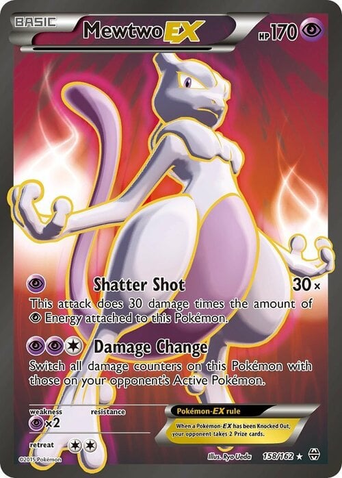 Mewtwo EX [Shatter Shot | Damage Change] Frente