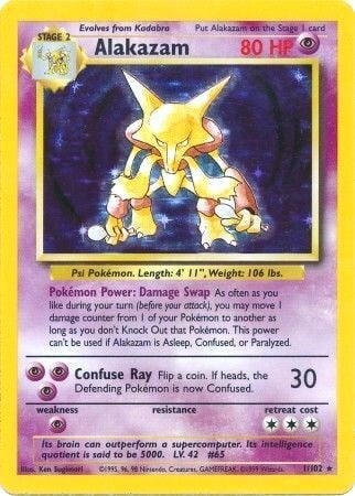 Alakazam Card Front