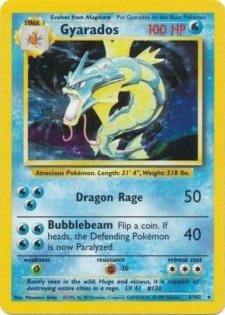 Gyarados Card Front