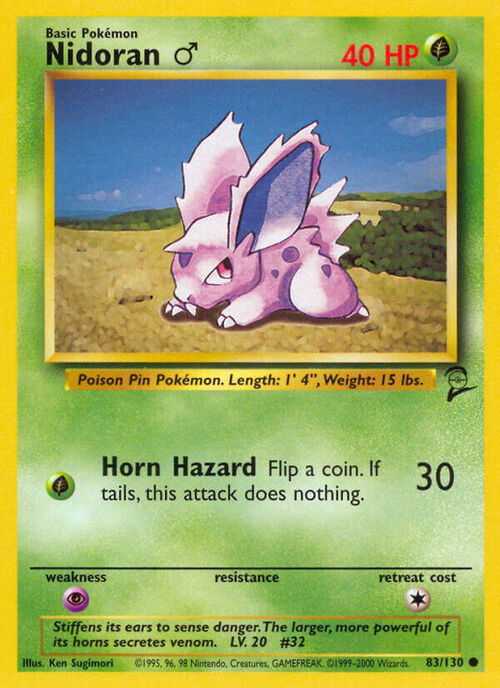 Nidoran Male Card Front