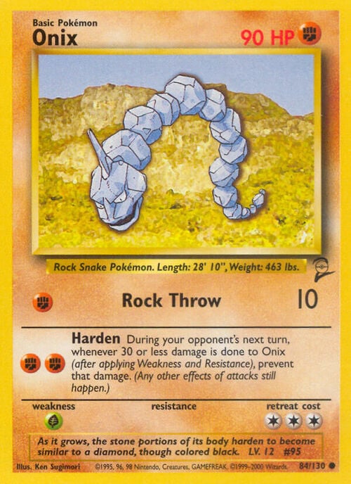 Onix [Rock Throw | Harden] Card Front