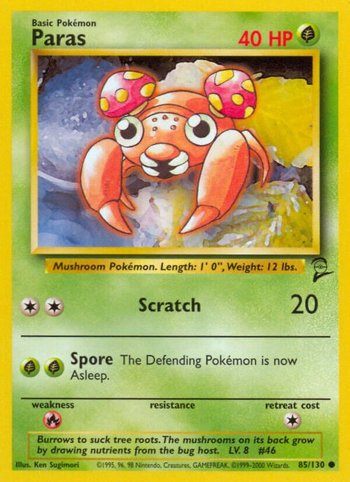 Paras [Scratch | Spore] Card Front