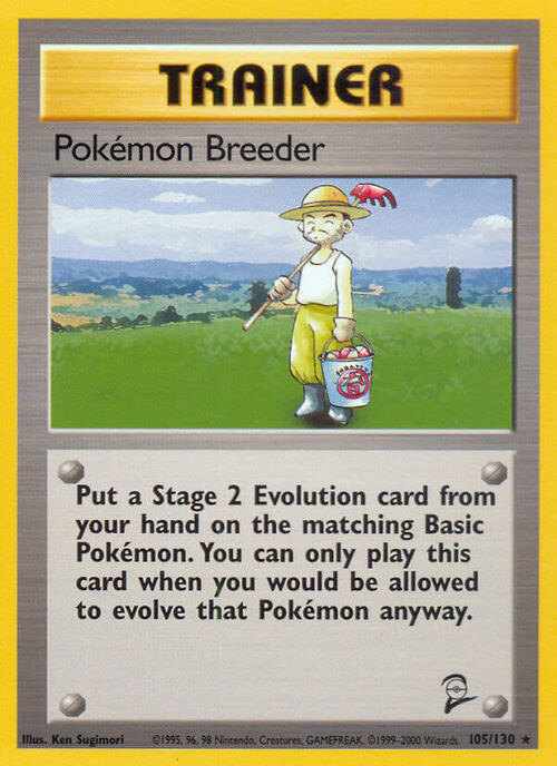 Pokémon Breeder Card Front