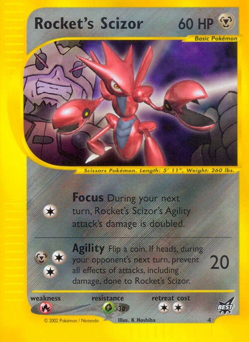 Rocket's Scizor Frente