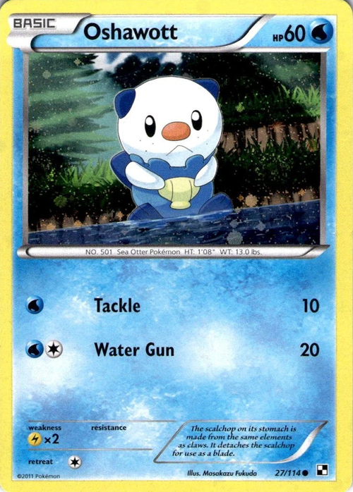 Oshawott Card Front