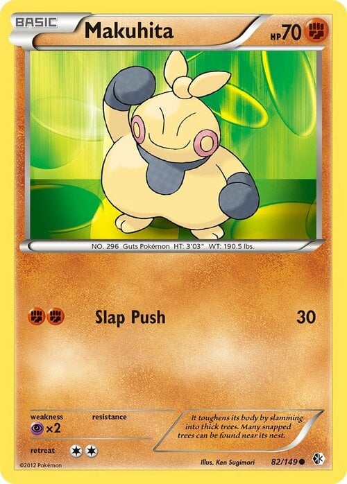 Makuhita [Slap Push] Card Front