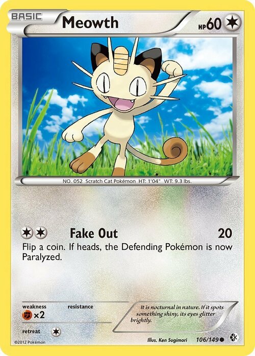 Meowth Frente