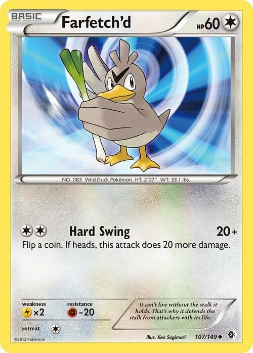 Farfetch'd Card Front