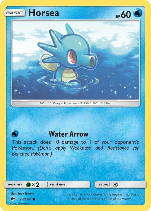 Horsea [Water Arrow] Card Front