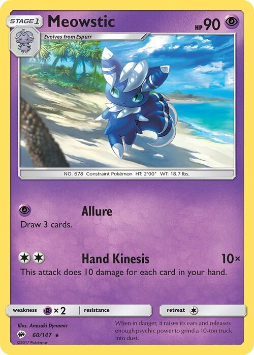 Meowstic [Allure | Hand Kinesis] Card Front