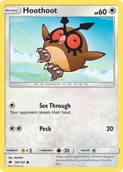 Hoothoot [See Through | Peck]