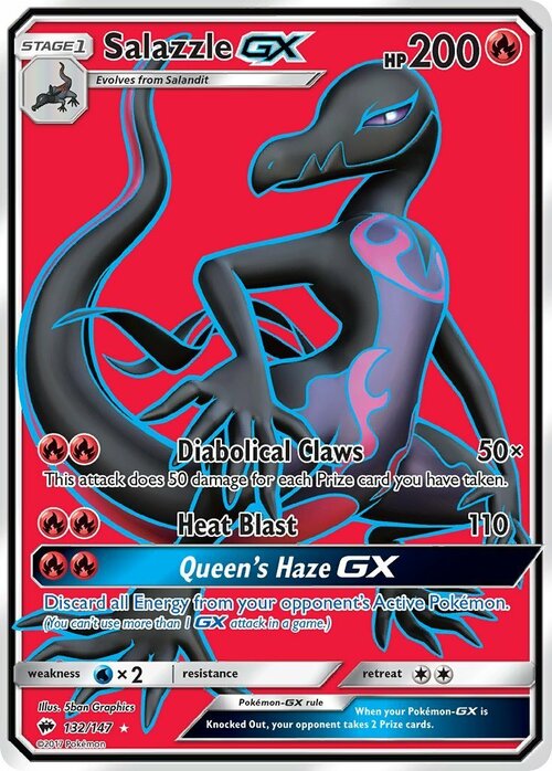 Salazzle GX Card Front