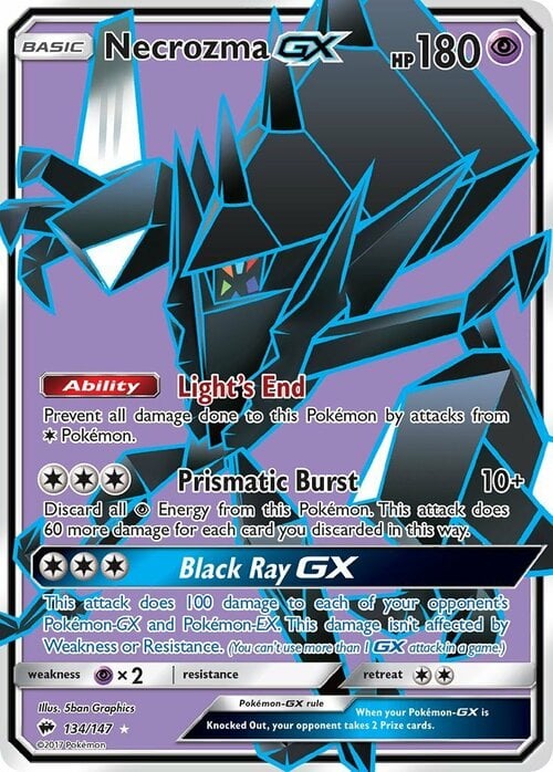 Necrozma GX Card Front