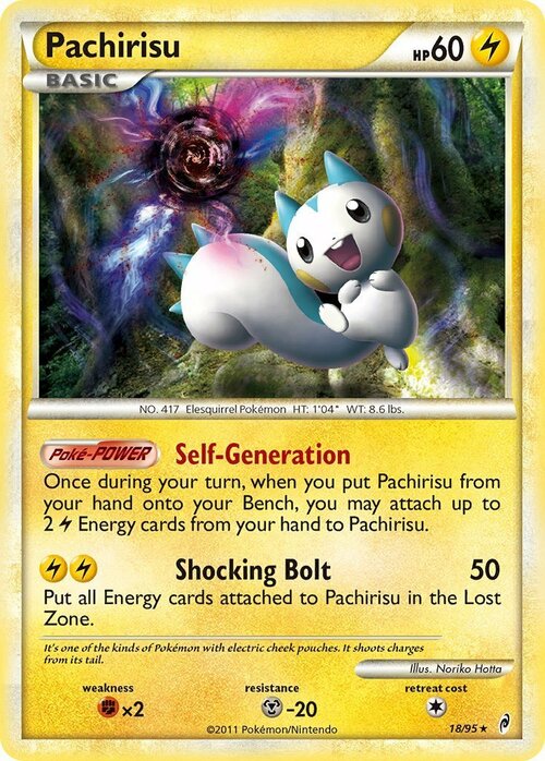 Pachirisu [Self-Generation | Shocking Bolt] Card Front