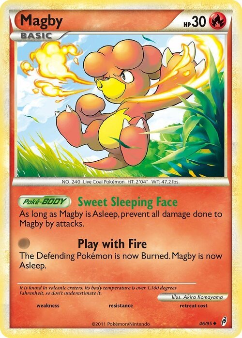 Magby [Sweet Sleeping Face | Play with Fire] Card Front