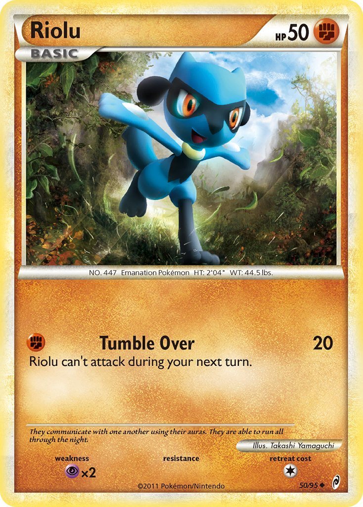 pokemon riolu card