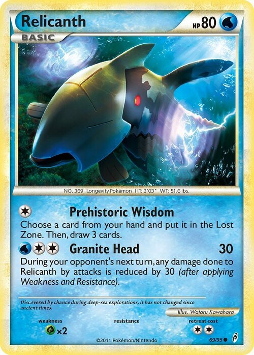 Relicanth [Prehistoric Wisdom | Granite Head] Card Front
