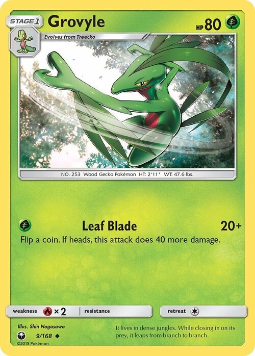 Grovyle [Leaf Blade] Card Front