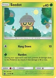 Seedot [Hang Down | Harden]