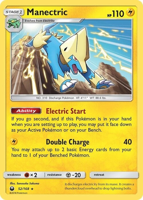 Manectric [Double Charge] Frente