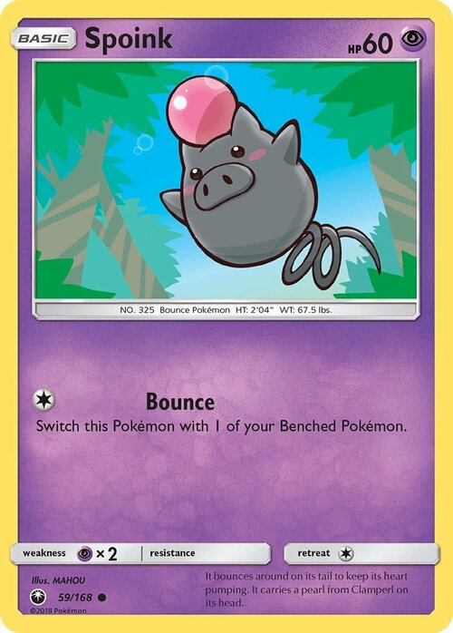Spoink [Bounce] Card Front