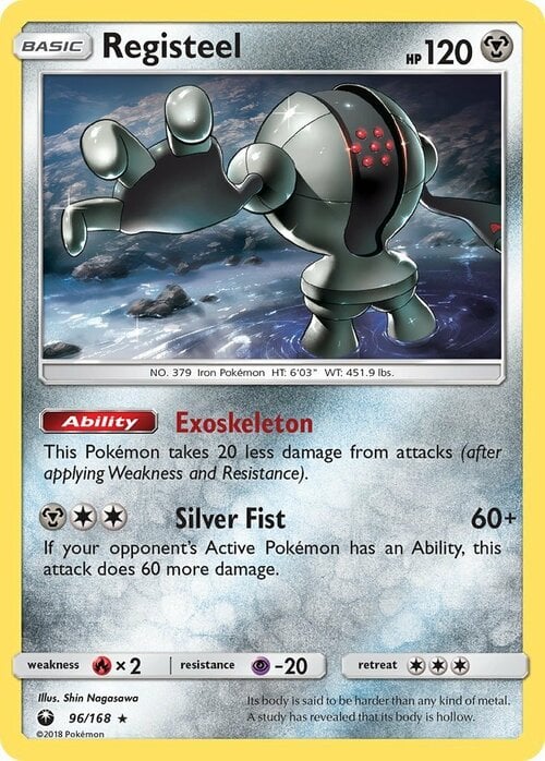 Registeel [Exoskeleton | Silver Fist] Card Front