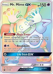 Mr. Mime GX [Magic Evens | Breakdown | Life Trick GX]