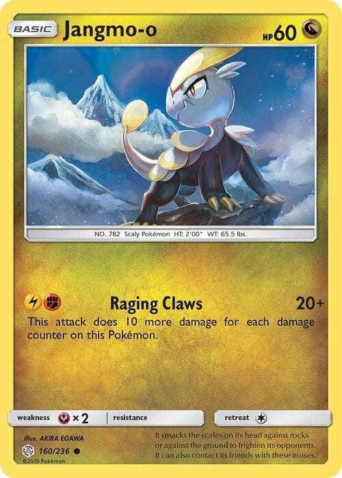 Jangmo-o [Raging Claws] Card Front