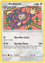 Ambipom [Nice-Nice Catch | Bye-Bye Throw]