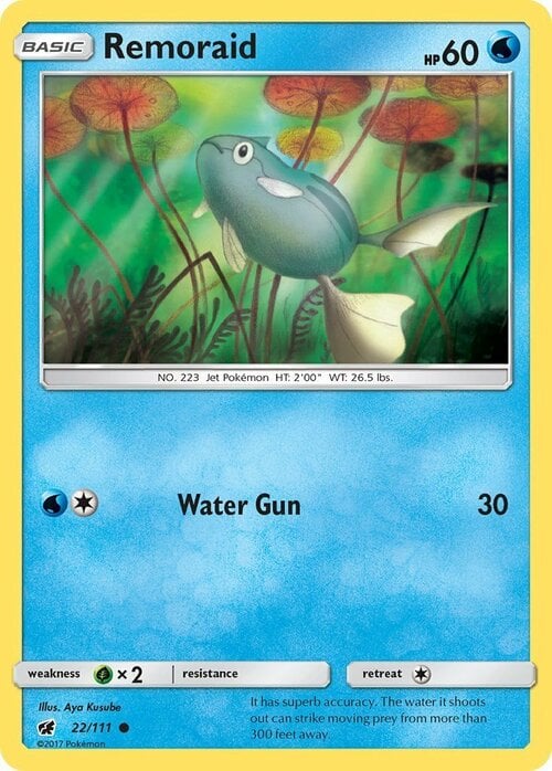 Remoraid [Water Gun] Card Front