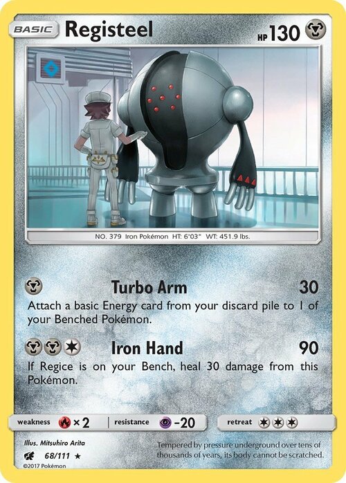 Registeel [Turbo Arm | Iron Hand] Card Front