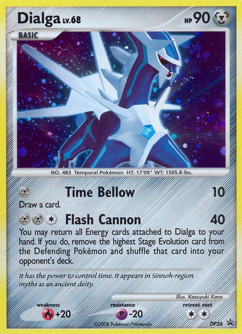 Dialga Lv.68 [Time Bellow | Flash Cannon] Frente