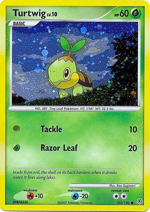 Turtwig Lv.10 Card Front