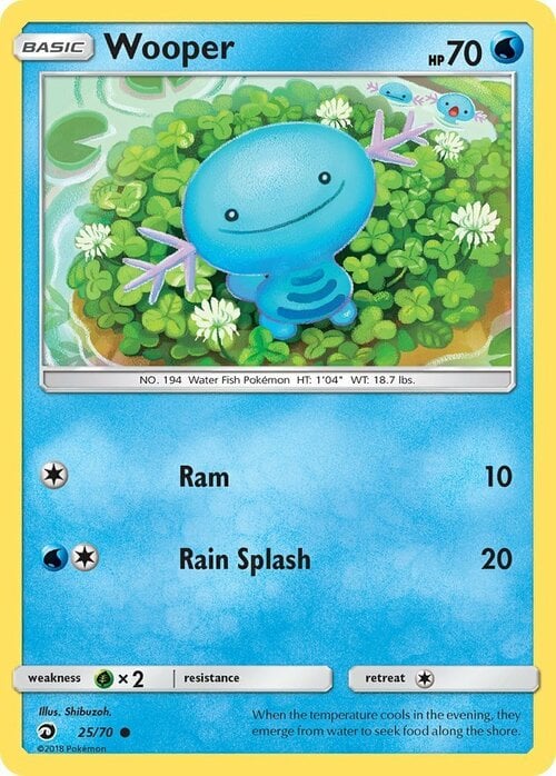 Wooper [Ram | Rain Splash] Card Front