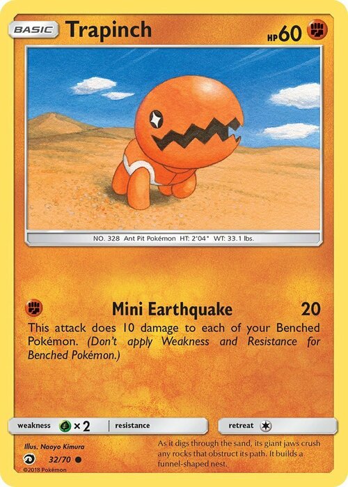 Trapinch [Mini Earthquake] Card Front
