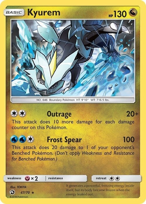Kyurem [Outrage | Frost Spear] Card Front