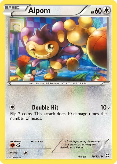 Aipom [Double Hit] Card Front