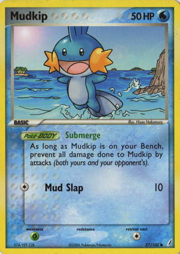 Mudkip Card Front